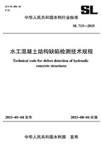 水工混凝土結構缺陷檢測技術規(guī)程 SL 71